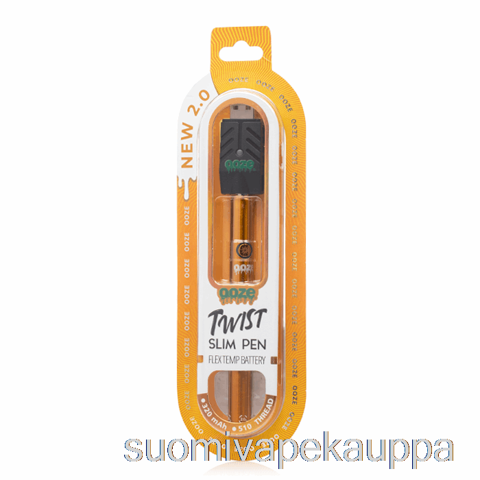 Vape Kauppa Ooze Slim Twist Pen 2.0 Flex Temp Akku Mehukas Oranssi